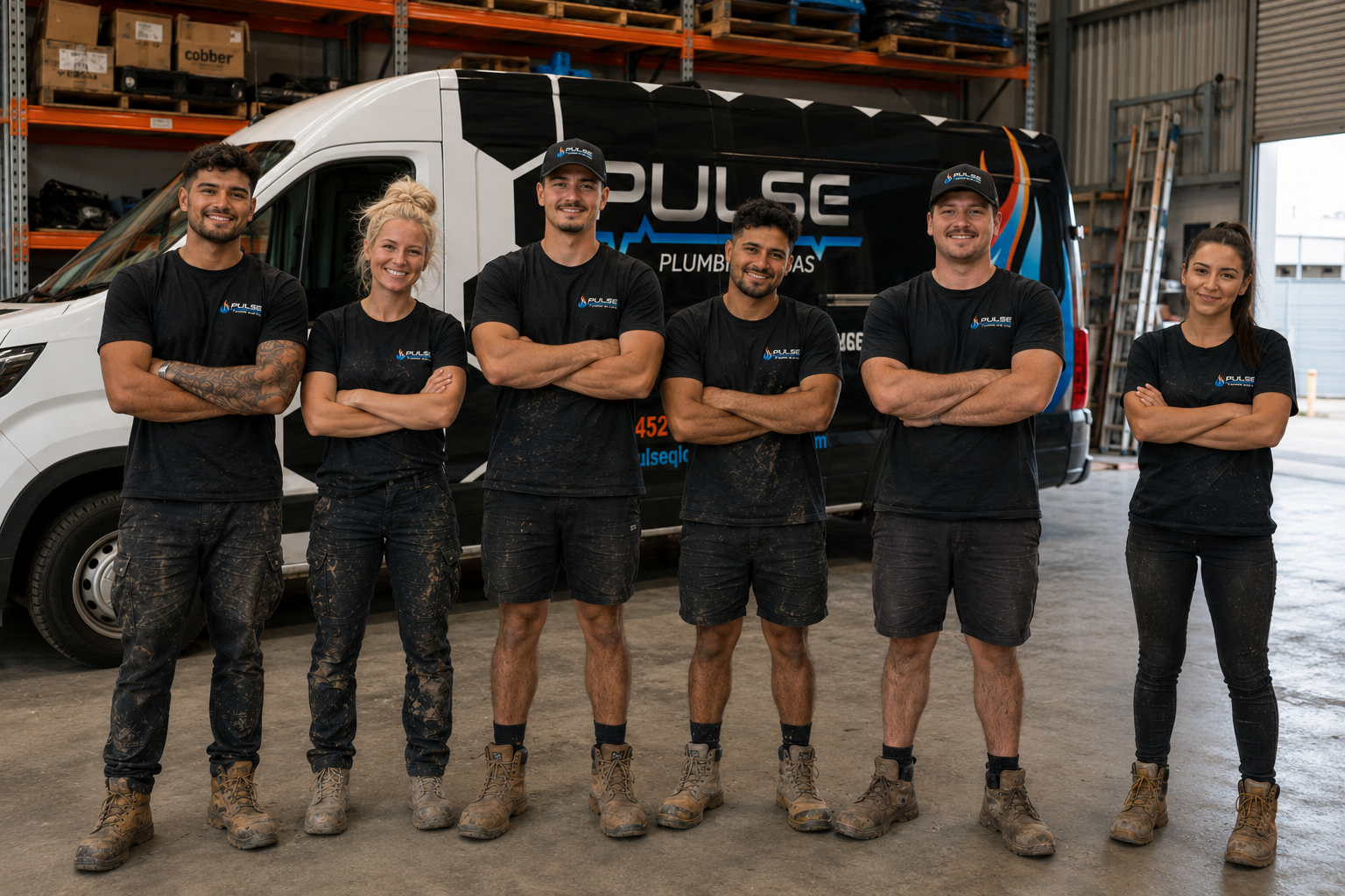 Pulse Plumbing, Gas & Civil team performing drain inspection in South-East Queensland