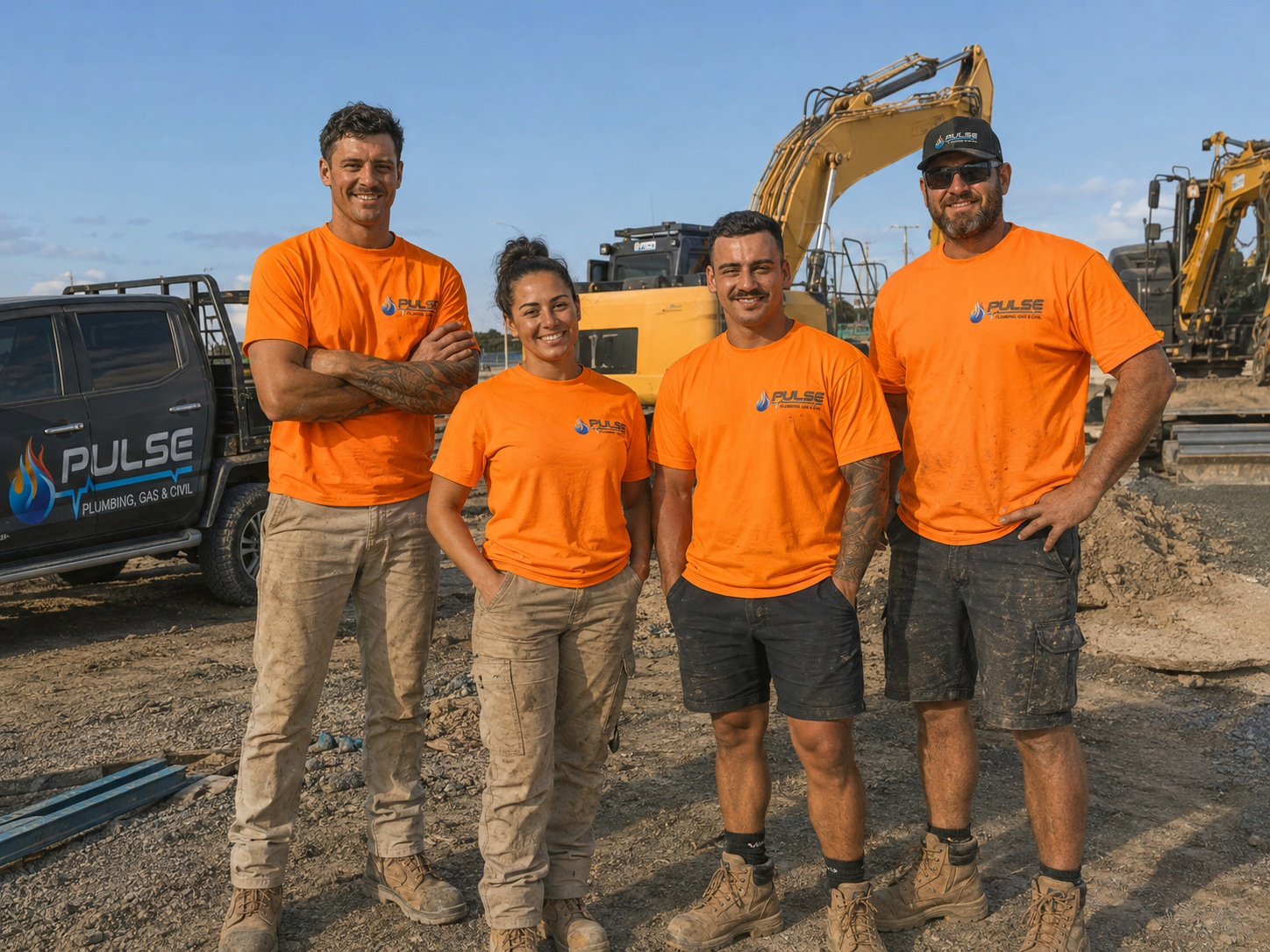 Pulse Plumbing, Gas & Civil team — Brisbane plumber